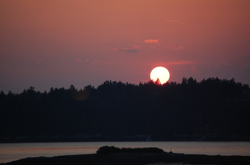 Sunset in Maine